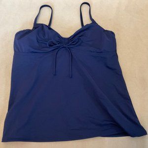 Lands End Navy Underwire Tankini